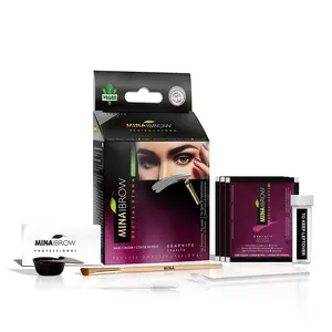 Mina Ibrow Henna Regular Brow Tint Kit - Graphite