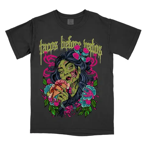 Tacos Before Vatos - Comfort Colors Graphic Tee Menswear Shirt
