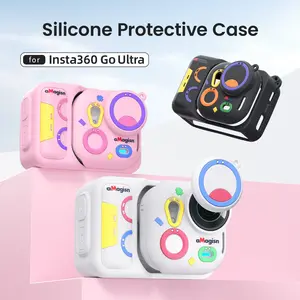 Silicone Protective Case Cover for Insta360 Go Ultra, Camera Accessories, Perfect for Holiday Travel, Weddings, Parties, Campus Photography Protection