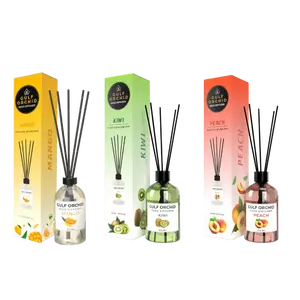 (3pc Bundle Pack) Mango + Kiwi + Peach Gulf Orchid Reed Diffuser, 110ml