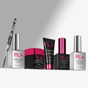 PLA Beauty Ultimate Gel Kit - Clear | Builder Gel, Sculpt Gel, Gel In A Bottle