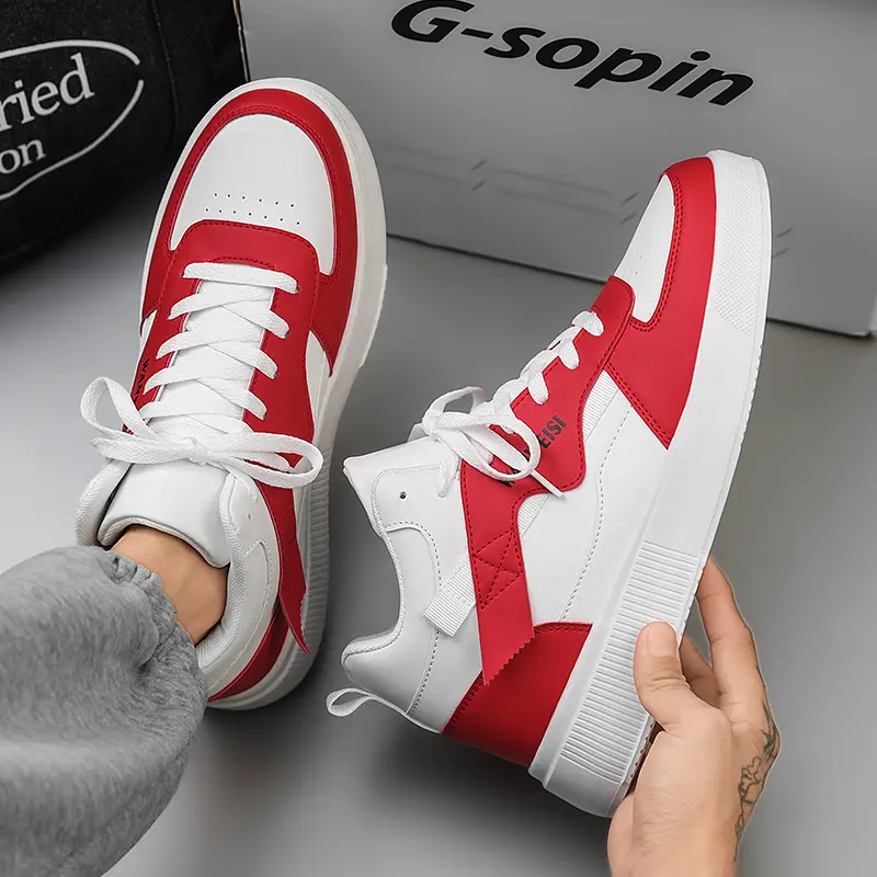 Men's Fashion Sneakers Casual Walking Shoes，Breathable Casual Shoes, Stylish Sports Skate Shoes - Multifunctional Outdoor Walking & Leisure Travel Footwear, Comfort in All Seasons