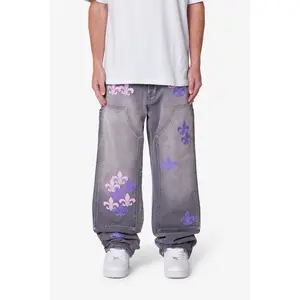 mnml Ultra Baggy Fleur Double Knee Pants - Grey