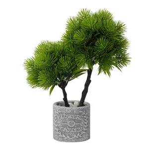 Artificial Bonsai Tree with Decorative Pot – Faux Potted Plant for Home & Office Decor
