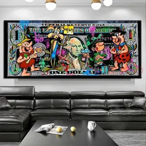 Motivational Money Graffiti Abstract Art One Dollar Mosaic Poster Motivational Money Graffiti Abstract Art One Dollar Mosaic Poster