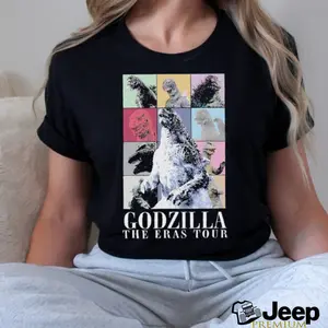 Retro Godzilla Eras Tour Shirt, Limited Retro Godzilla Eras Style T-Shirt, Godzilla X Kong Shirt, Godzilla Movie 2024 Shirt, Godzilla Movie Shirt, Gift for Fan Unisex
