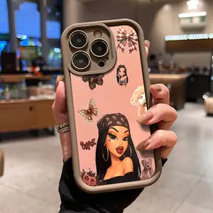 Y-Y2K Bratz Girls Phone Case ,Soft Silicone Tpu Protection and Shockproof For iPhone 17 16 15 Pro Max 14 16Pro 13 12 11 X Plus Air Mini 17E Gift Fashionable Trend Cover