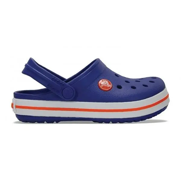 Crocs Kids Crocband Clogs - Cerulean Blue - C6 207005-4O5-C6, Comfy Footwear, Water-Resistant, Contoured Footbeds, Strap Stays Put, Customizable with Jibbitz Charms