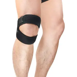 Knee Pain Relief Strap – Neoprene Patellar Support Brace for Running, Volleyball, Hiking & Training, Adjustable for A Secure Fit