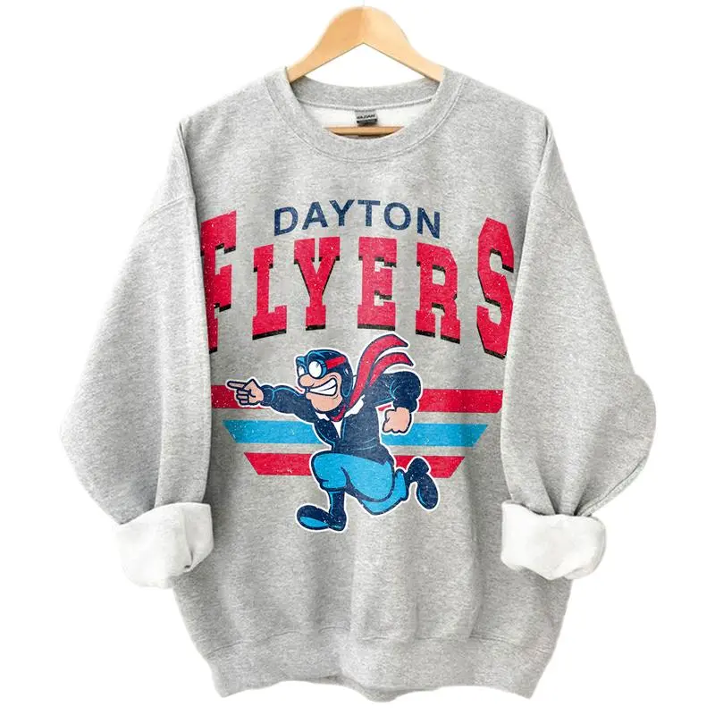 Dayton Flyers Vintage Football Sweatshirt, University of Dayton Unisex Football Sweatshirt, Classic Football Sweatshirt Sport, Gift For Football Fans