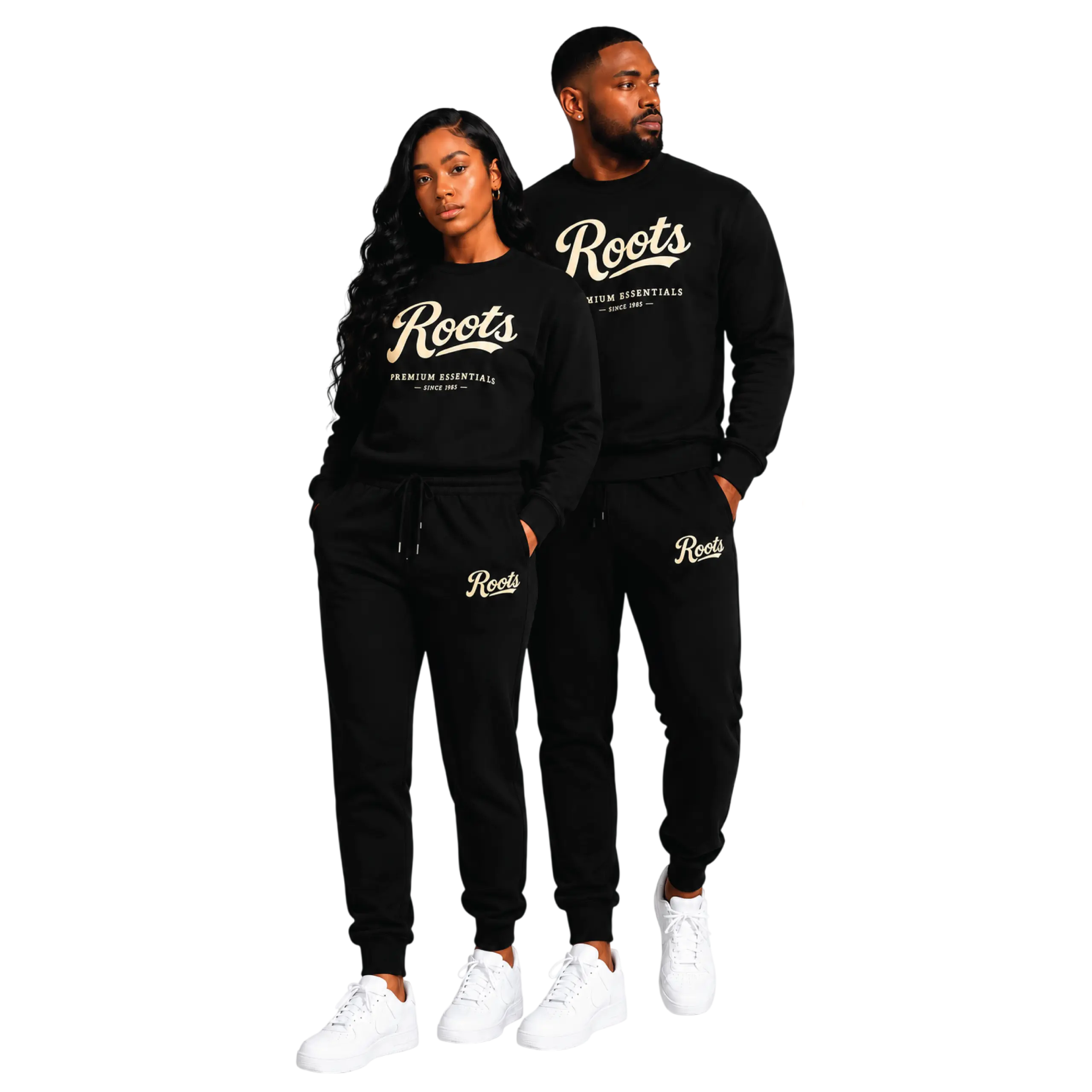 Roots And Culture Premium Essentials Crewneck Sweatsuit