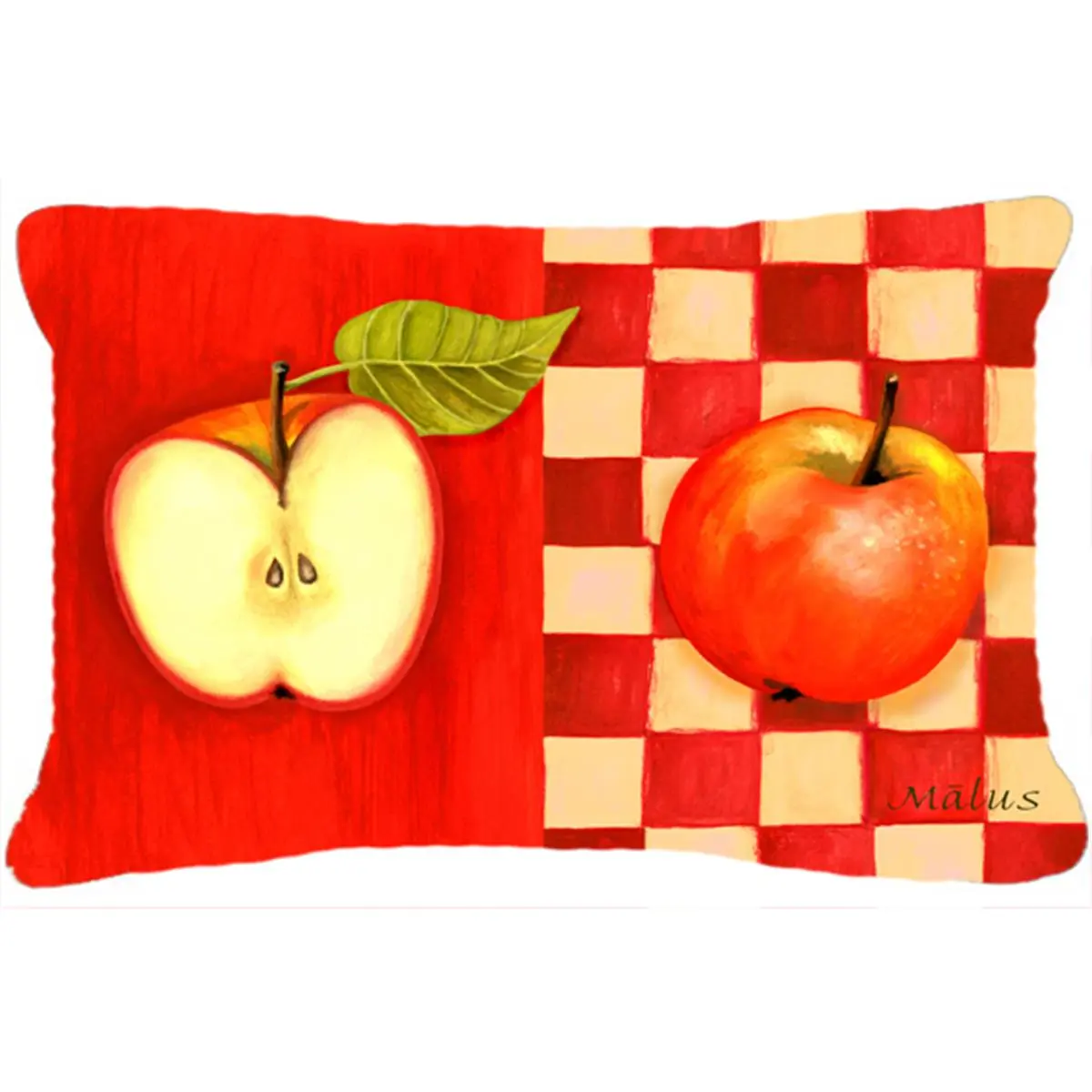 Apple by Ute Nuhn Fabric Decorative Pillow