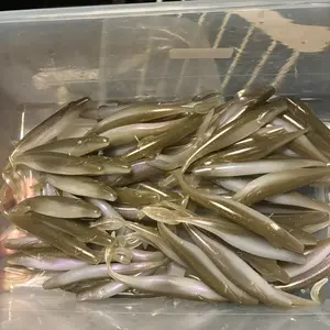 4.50 Wakasagi Maki Minnow for Fishing Lures and Bait. Flat tail design  with hook slot lot in the belly.