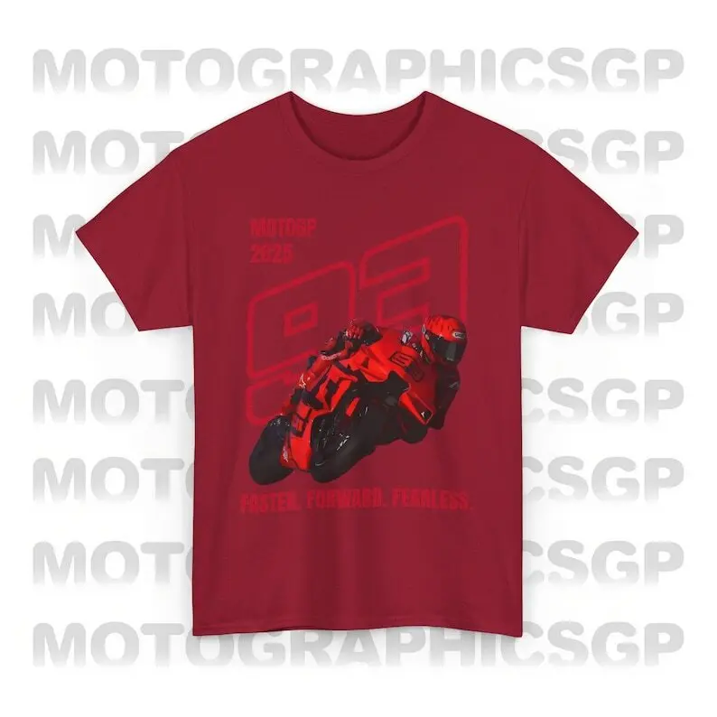 Marc Marquez Ducati 2025 MotoGP Shirt, Fan Tee MM93 Ducati Racing Apparel, MM93 Merchandise, Ducati Corsa 2025 Graphic Clothing