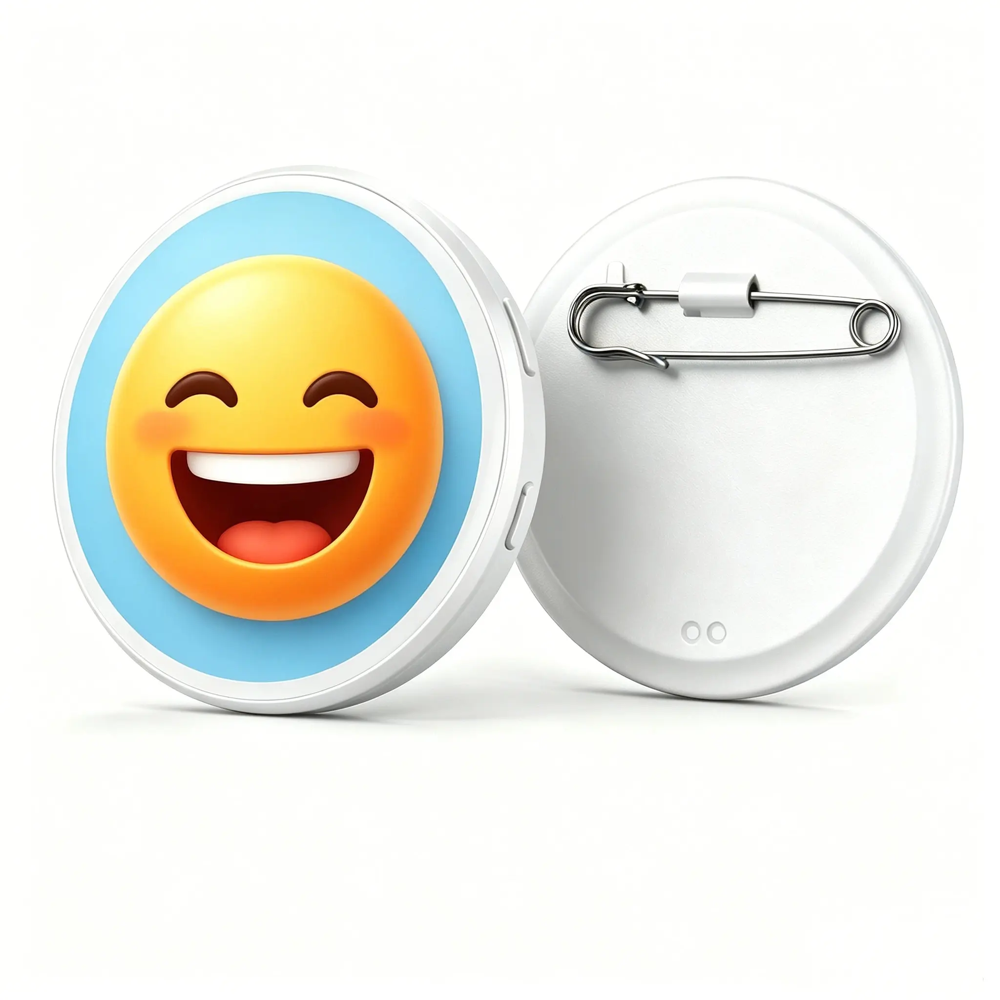 Digital Badge Pin with 128MB Storage, Wearable E-Badge with Touchscreen for Custom Photo & GIF Display, Bluetooth Share, 7-Color Light Modes & 10-Hour Battery Life, Party Accessories, Badge Decoration