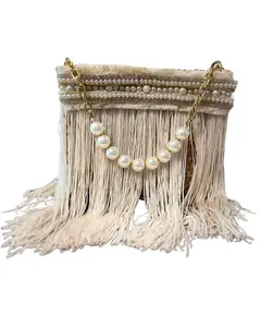 IRACA BAG PEARL FRINGE