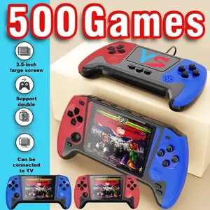 New Handheld Game Console, Retro Large Screen Design, Smooth Joystick Button Operation, Suitable for Nostalgic Players, Home Use, Portable