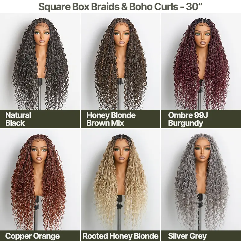 【LIVE】Frodio Veralux™ Fiber Full Lace Boho Curl & Water Wave Synthetic ...