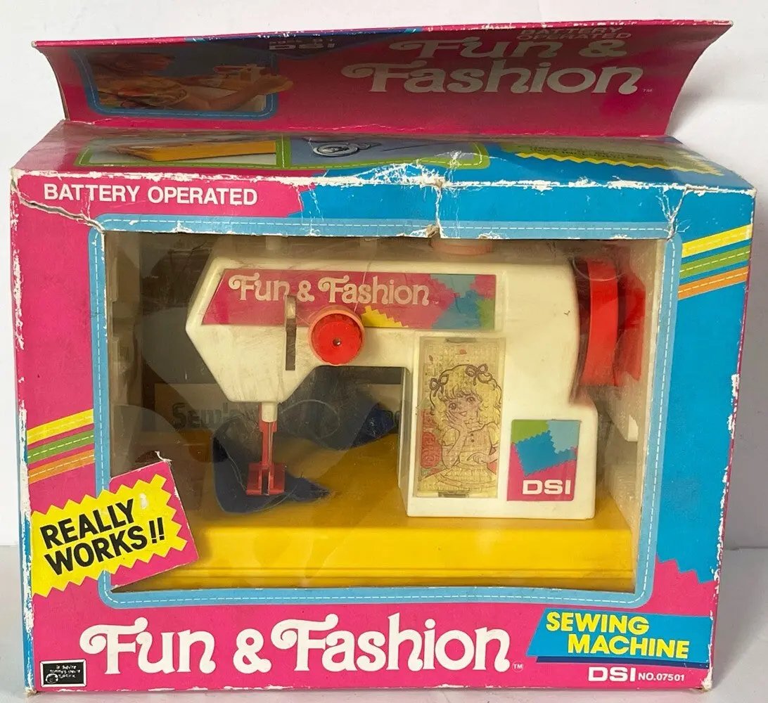 Retro DSI Battery-Powered Fun & Fashion Sewing Machine