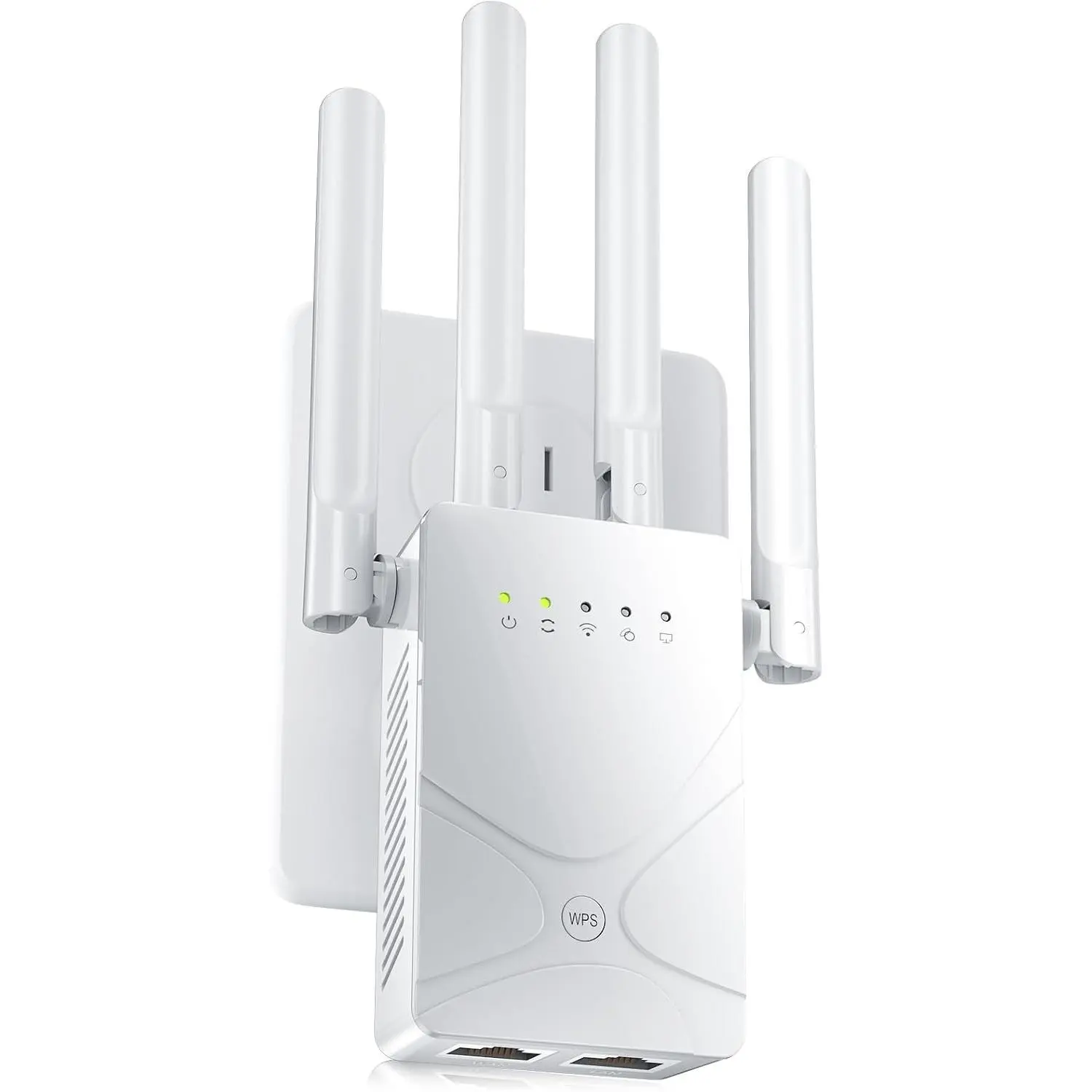 WiFi Extender Signal Booster for Home,18888 Sq.ft WiFi Range Repeater-White