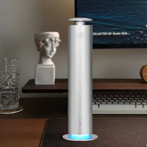 Girls Favourite Presents Upgrade New Fashion Simple Style Scent Diffuser Device with LED Light for Home Aroma Therapy and Air Freshening 60ml Hotel Smell Oil