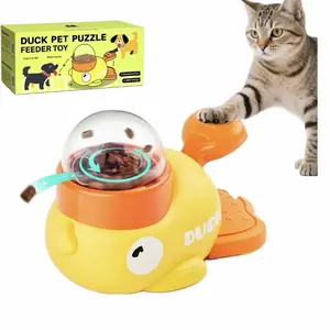 Duck Treat Dispenser – Interactive Slow Feeder Puzzle Toy for Dogs & Cats