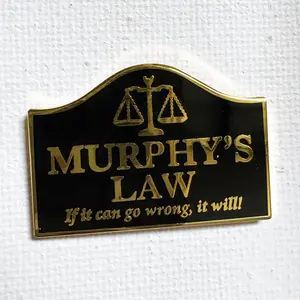 Murphy's Law Pin