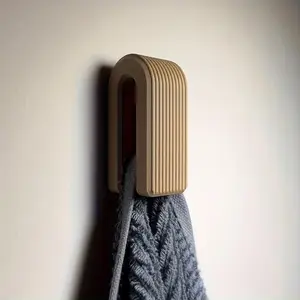 Gravity Automatic Locking Towel Hook, 3D Printed Non-Drilling Wall-Mounted Storage Hook, Durable & Space-Saving Design