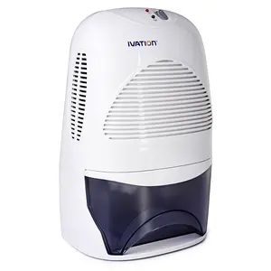 Ivation IVADM35 Powerful Mid-Size Thermo-Electric Dehumidifier - Quietly Gathers Up To 20 Ounces of Water Per Day - for Bath Room, Basement, Attic, Boats, Rv Ect - for Spaces Up To 2,200 Cubic Feet