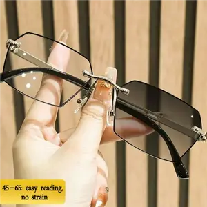 -Progressive Reading Glasses for Men & Women – Blue Light Blocking, Soft Nose Pads, Clear Vision for Phone & Books