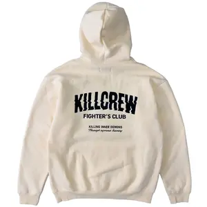 Kill Crew Oversized Lux Rigorous Training Hoodie Cotton Fit Soft Sweatshirts Tops Comfort Fleece Pullover