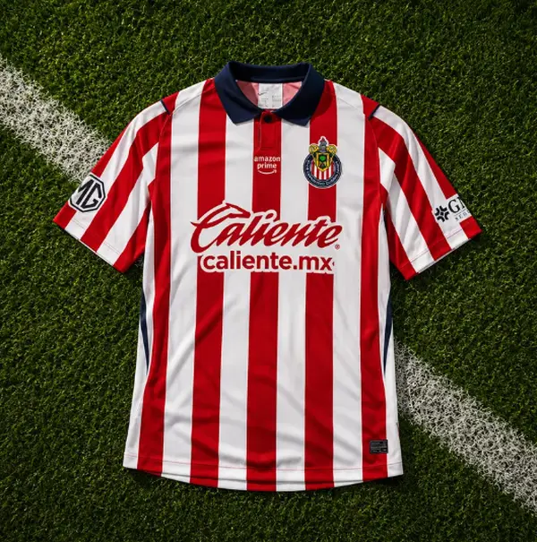 Chivas 26-27 Home Soccer Jersey, All Size XS-5XL, Breathable Game Day Sports Shirt, Short Sleeve, Quick-Dry Football Shirt, Liga MX Fans Jersey