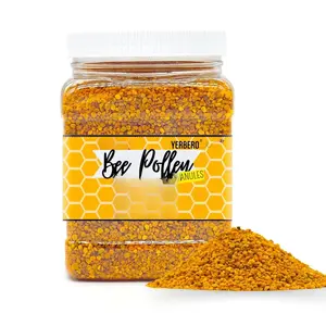 Yerbero - Premium Bee Pollen Granules 1 Lb (16oz) | 100% Natural Pure Honey Bee Pollen Raw Sweet Rich Flavor | Polen de Abeja 100% Natural