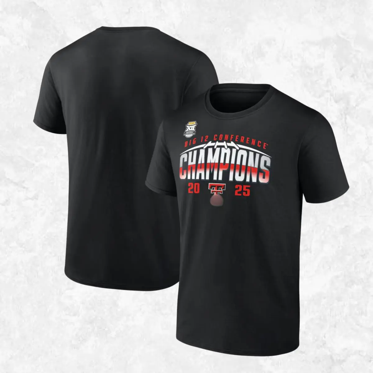 Texas Tech #RRedRaiderssss 2025 Big 12 Football Champions Endzone Speed T-Shirt, Unisex Tees Menswear Top football lover, College Game Day Red Raiders
