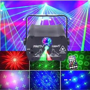 DJ disco stage party lights, laser lights, strobe lights, projectors, USB power supply, portable sound activation and remote control, family dance party, Christmas and Halloween decoration, karaoke bar, KTV bar, dance, camping party atmosphere lights