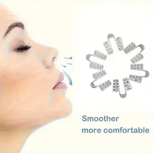 Thick ML Anti-Snoring Nose Clip for Home and Travel Use, Snore Relief Sleep Aid for Bedroom Comfort