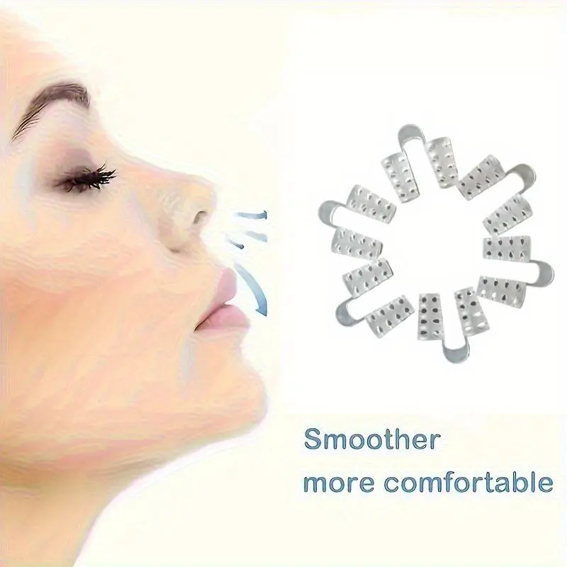 Thick ML Anti-Snoring Nose Clip for Home and Travel Use, Snore Relief Sleep Aid for Bedroom Comfort