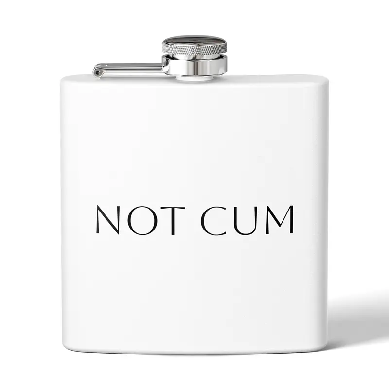 ITS NOT MOM I SWEAR – Funny “Not C*m” Gag Gift Stainless Steel Flask (6oz)