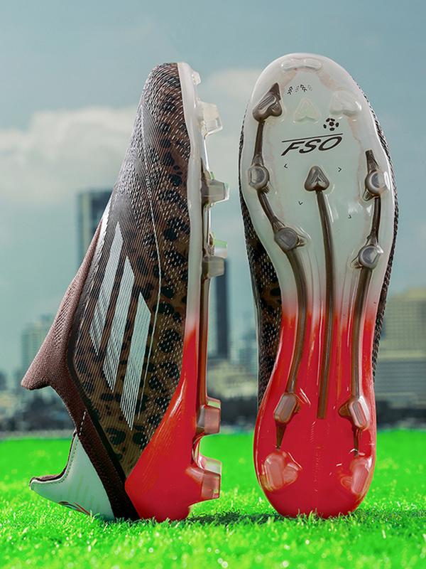 Unisex Soccer Shoes for Youth Students, Soccer Cleats, Long Studs Design, Competition Training Sports Footwear, Durable and Comfortable Football Boots