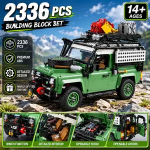 Classic Off-Road Vehicle Building Block Set 2336PCS Collectible Car Model for Adults 14+
