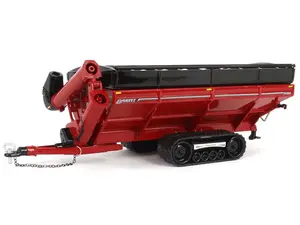 Brent 2098 Grain Cart w/ Equalizer Track - Red Diecast 1:64 Scale Model - SpecCast UBC066