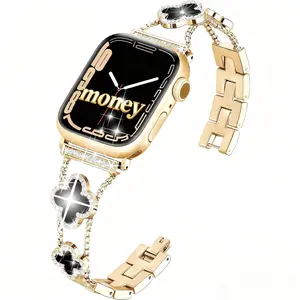 (Solo eslabón de reloj)Metal Watch Band Compatible with Apple Watch Series 6 7 8 9 10 iWatch Metal Strap(Strap Only)