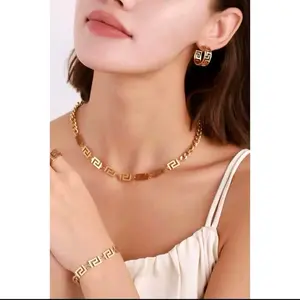 Elegant Matching Jewelry Set, 3-Set Aurelia & Elie Luxury Necklaces Chains, White Box Experience, Women's Fashion Accessories, Father's Day Gifts