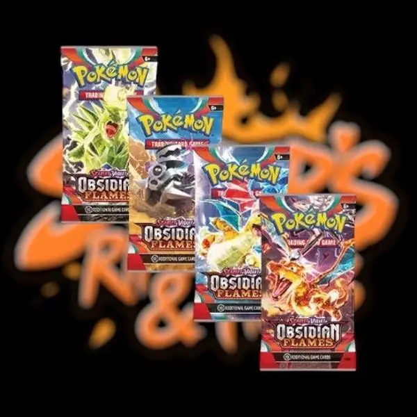 Pokemon Scarlet And Violet Obsidian Flames Booster Pack - Trading Card Game