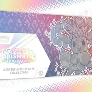 Pokemon Scarlet & Violet: Prismatic Evolutions Super Premium Collection Box