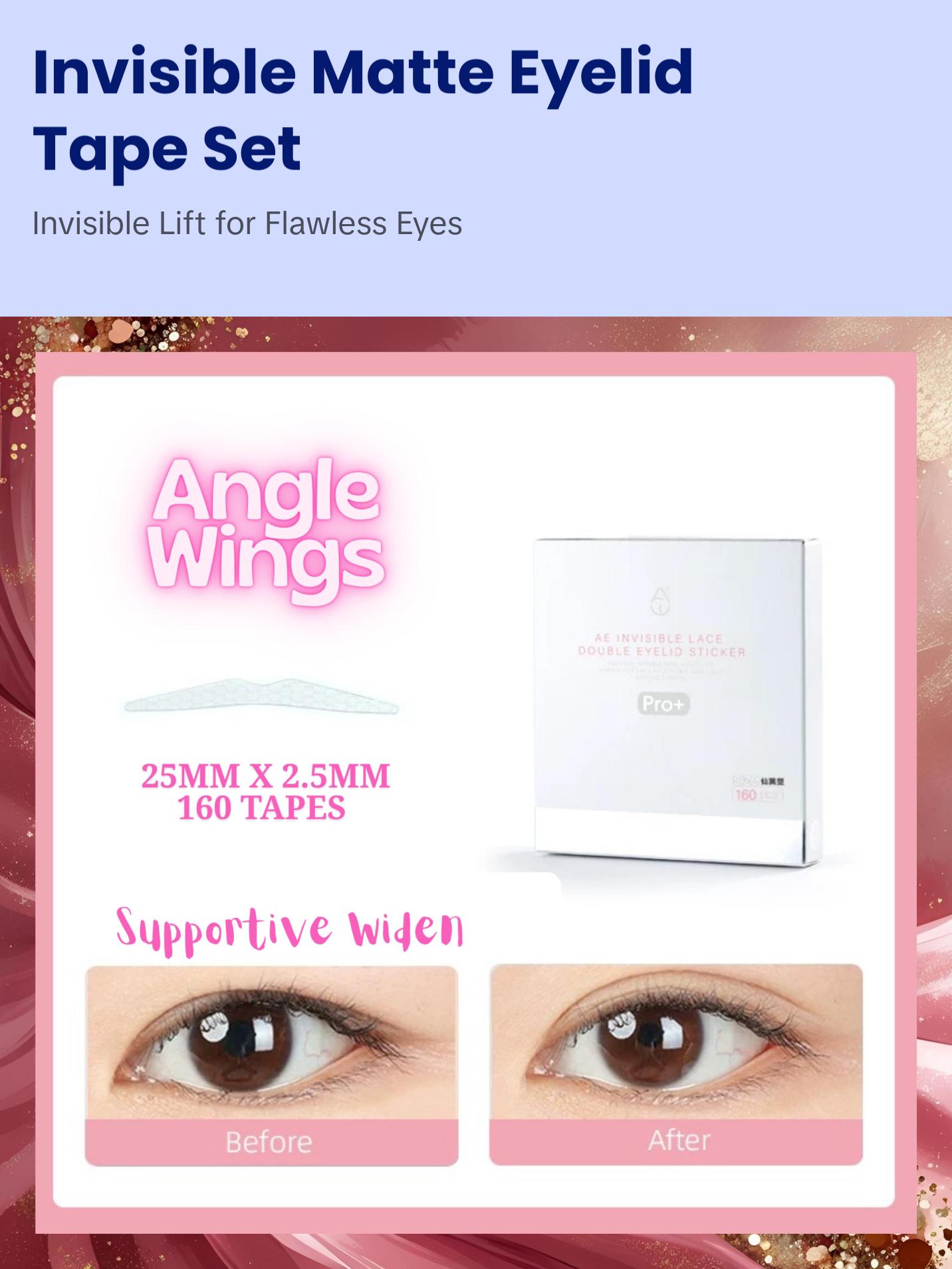 The Natural Crease PRO+ Angle Wings - Truly Invisible Matte Eyelid