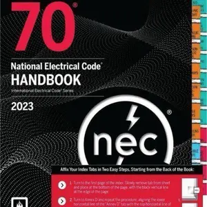 NFPA 70 NEC Handbook 2023 Hard Cover - Comprehensive Electrical Safety Guide for Professionals, Students
