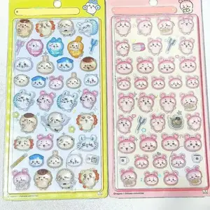 3D Crystal Stickers Chikawa Usagi Phone Case Decoration Nail DIY Decorative Stickers for Girl Notebook Laptop Toys waterproof
