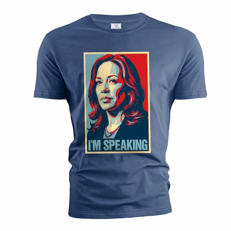 Kamala Harris Shirt I'm Speaking Kamala Harris Saying T-Shirt Political Shirts 2024 Election Shirts Mens Womens Unisex Shirt 295