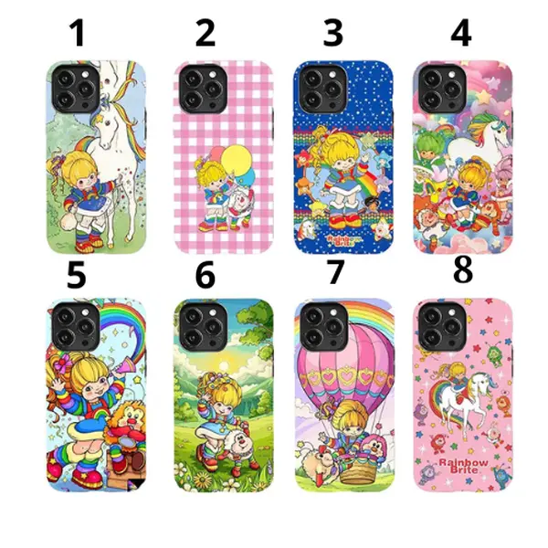 Rainbow Brite Phone Case — Compatible with All Models — Drop-Resistant & Stylish — Suitable for iPhone 11–17 Pro Max_Plus